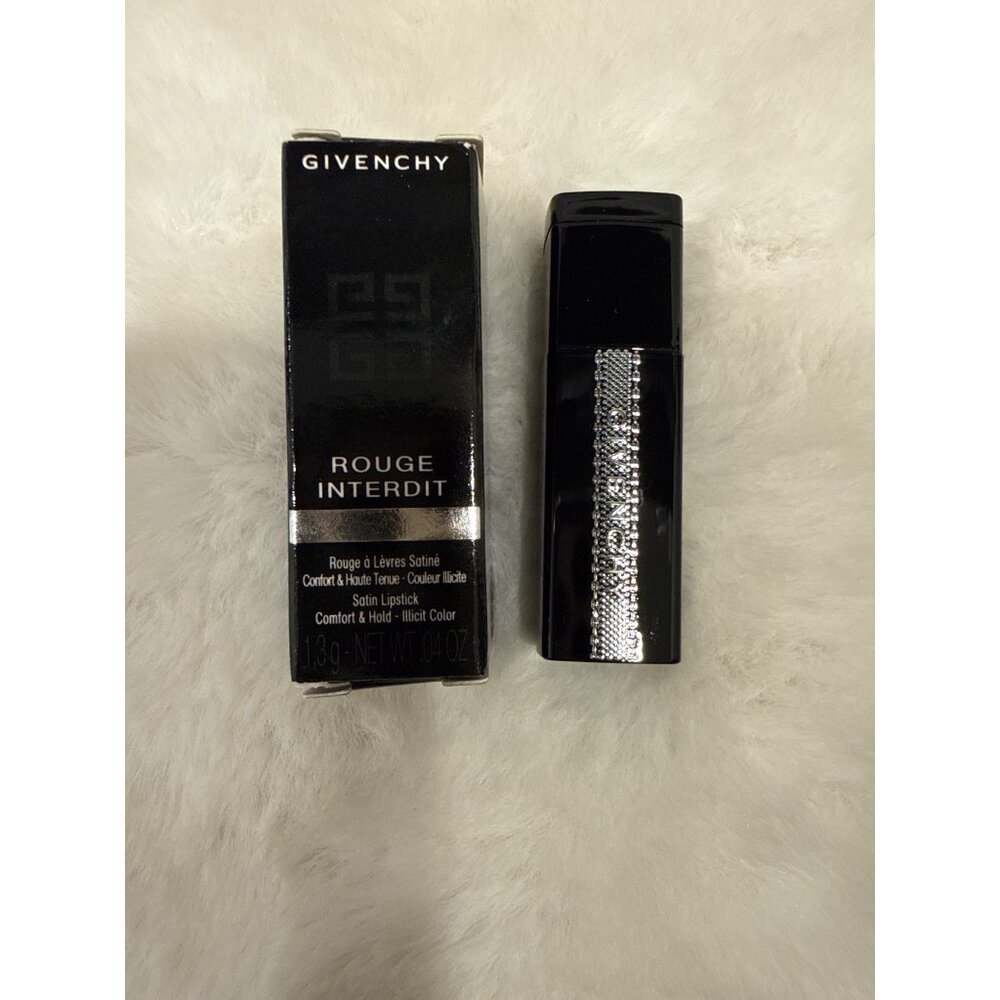 Givenchy Rouge Interdit Satin Lipstick #23 Fuchsia-In-The-Know Sample Travel